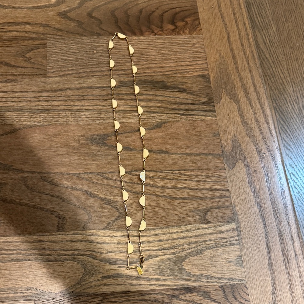 kate spade Gold Heart Link Long Necklace